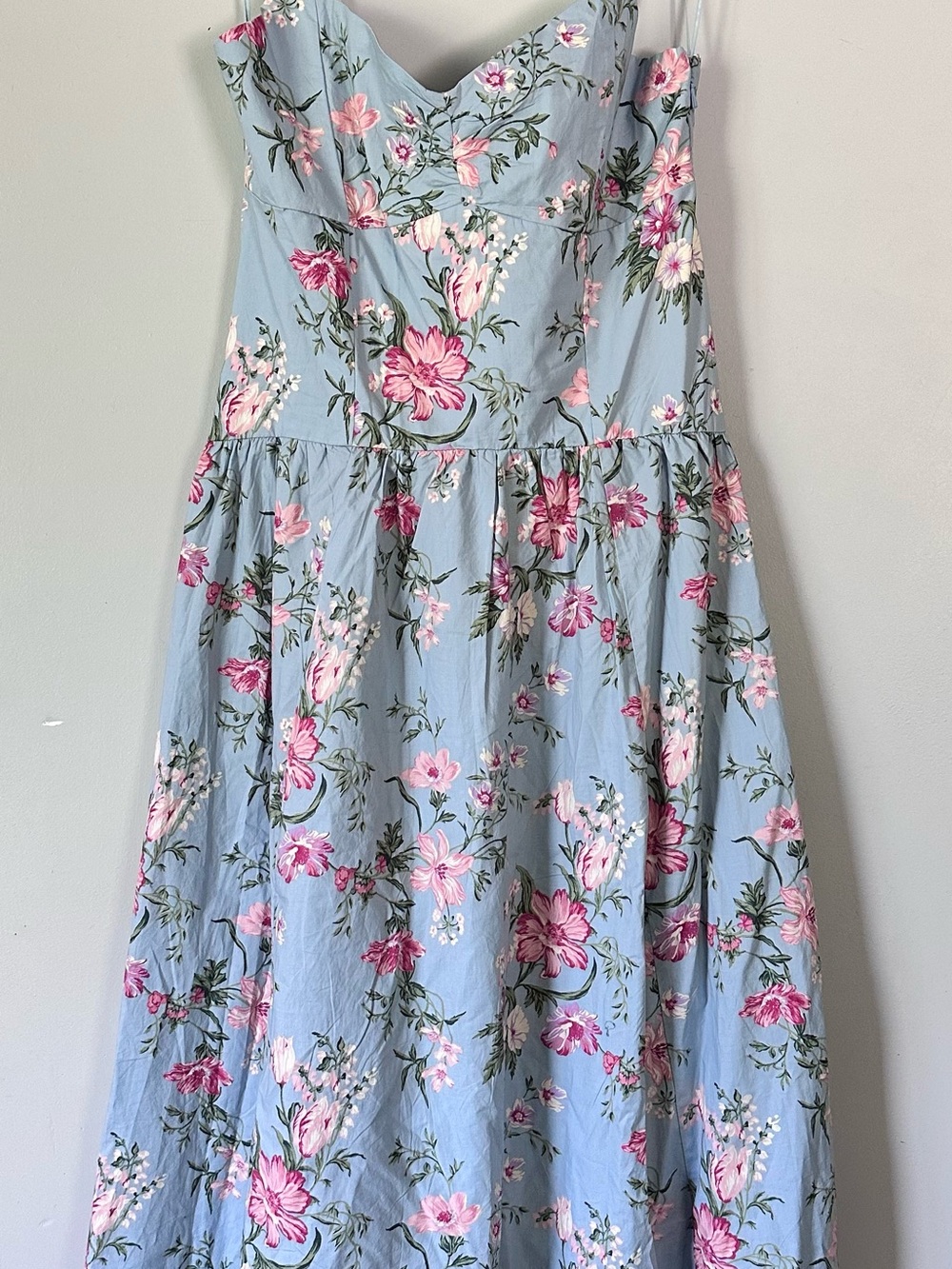 American Eagle Outfitters Sweetheart Tie-Strap Midi Dress Size M NWT - Picture 7 of 14